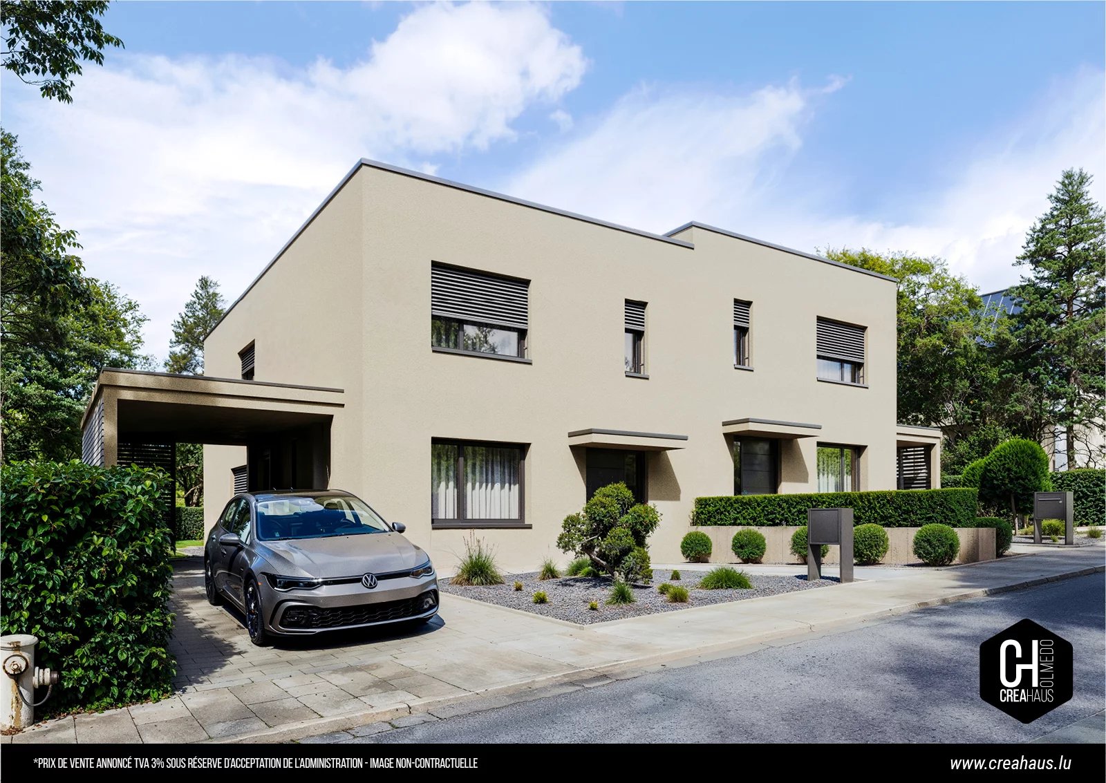 Lot 2 – Maison jumelée unifamiliale à Mamer