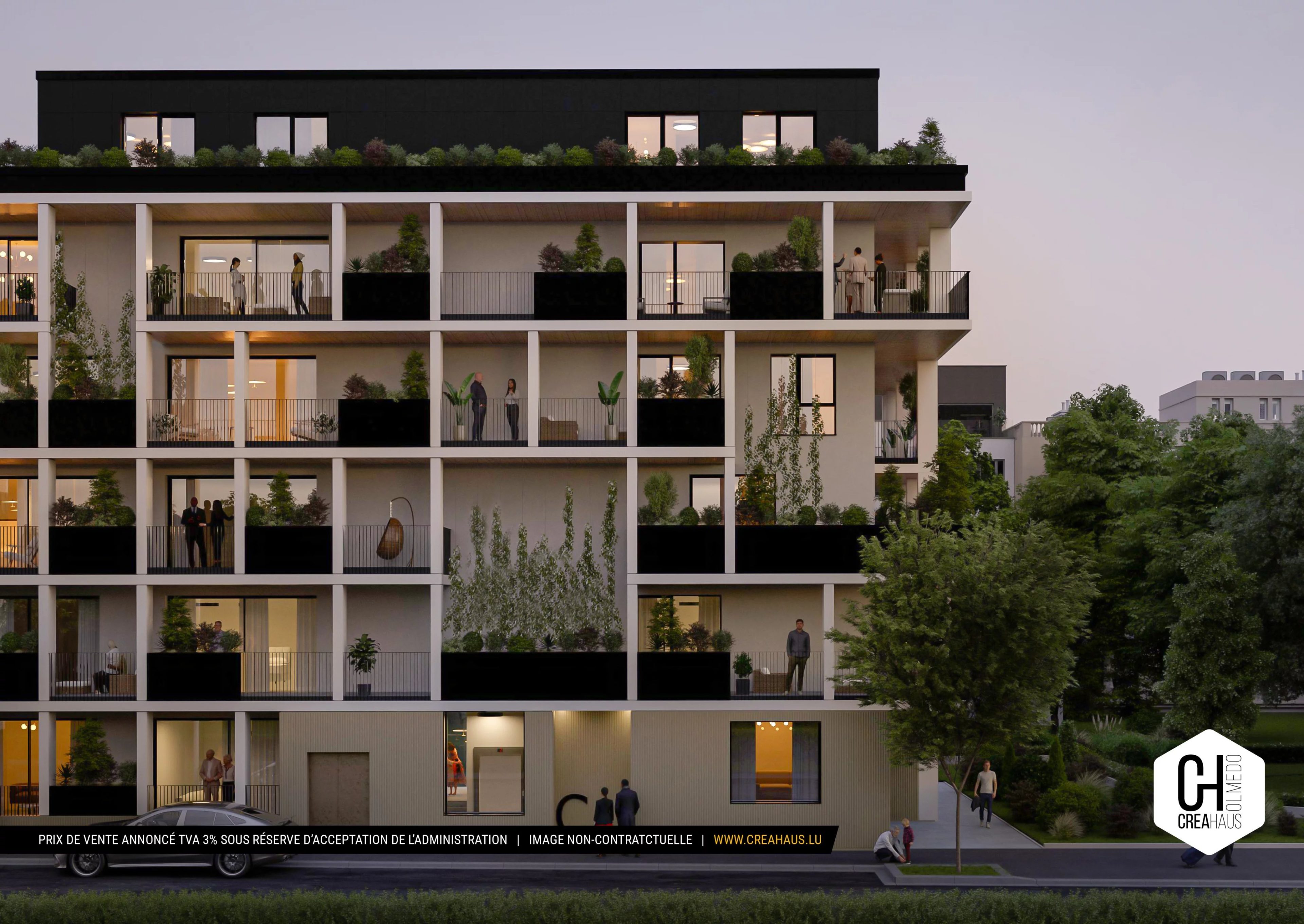 B-2.2 - 2-bedroom apartment in Bonnevoie