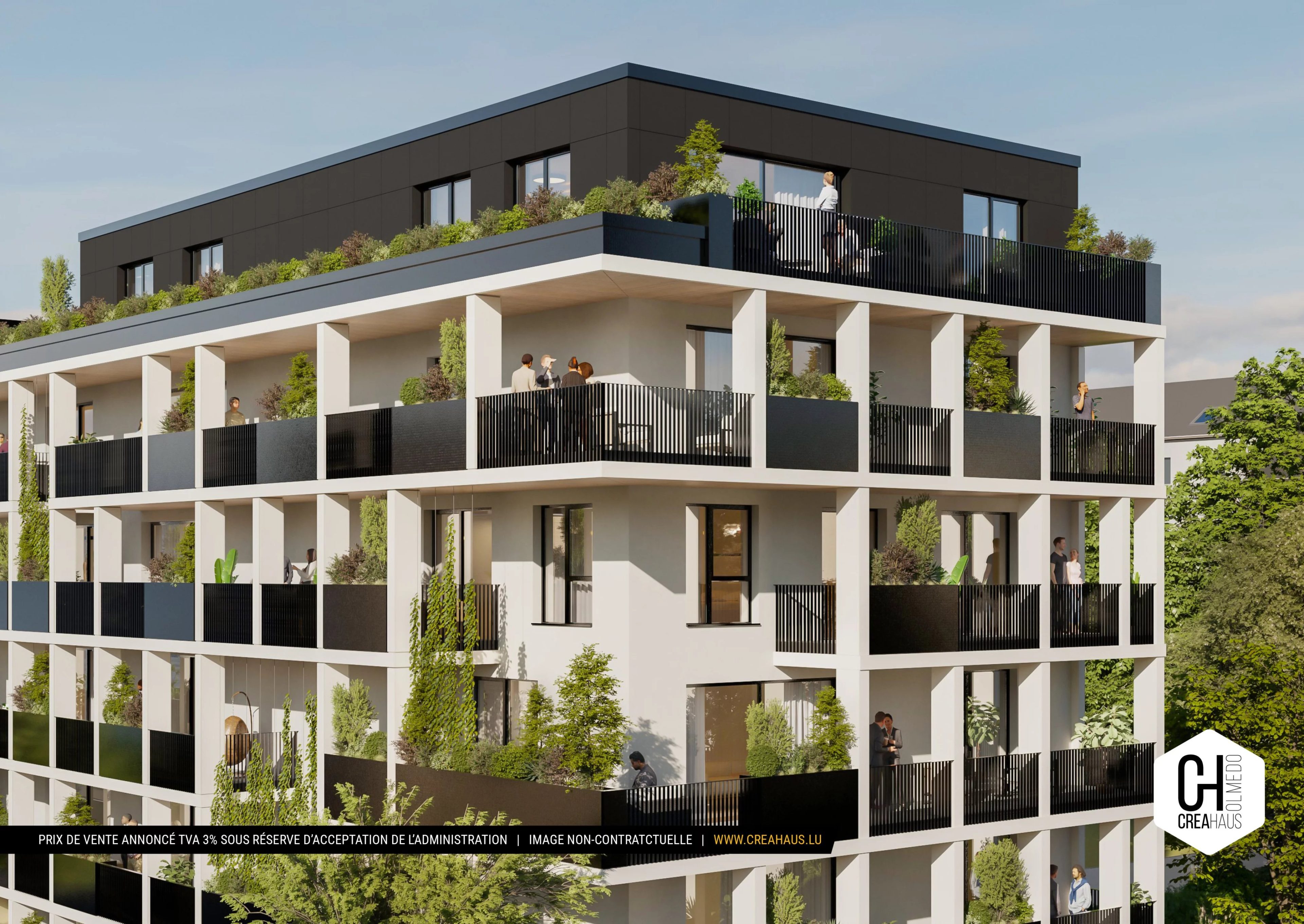 C-1.2 - 2-bedroom apartment in Bonnevoie