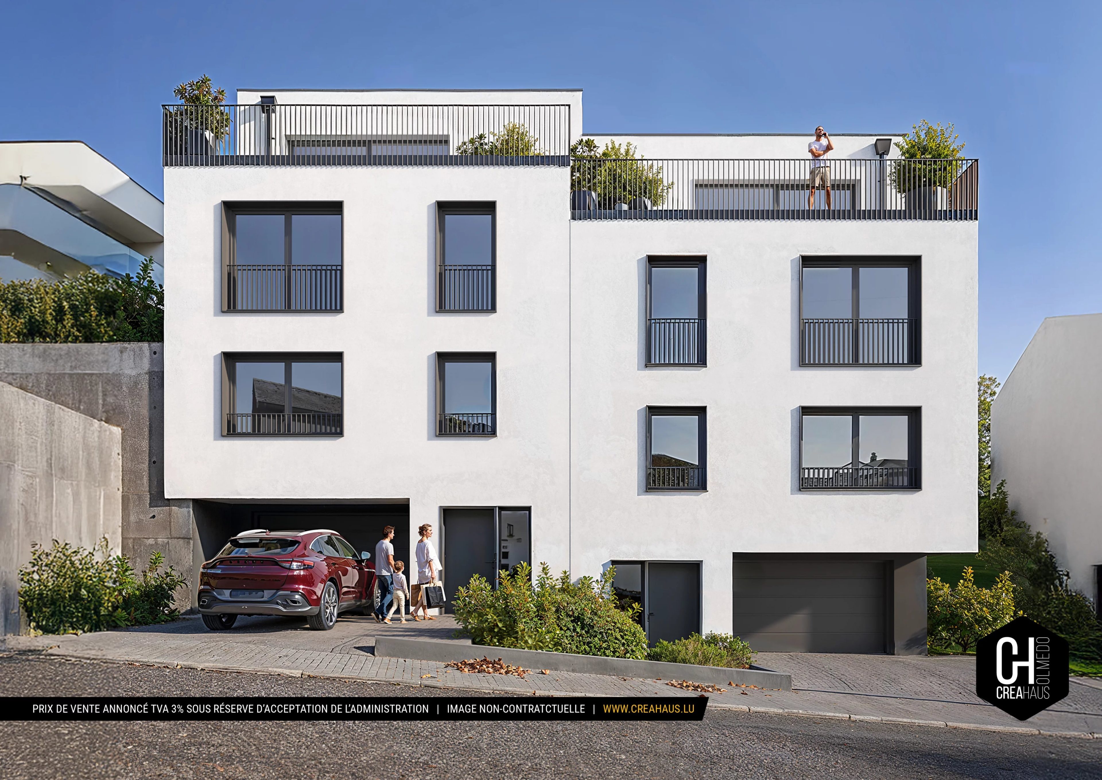 Lot 2 - Elegant 3-front semi-detached house in Oberanven