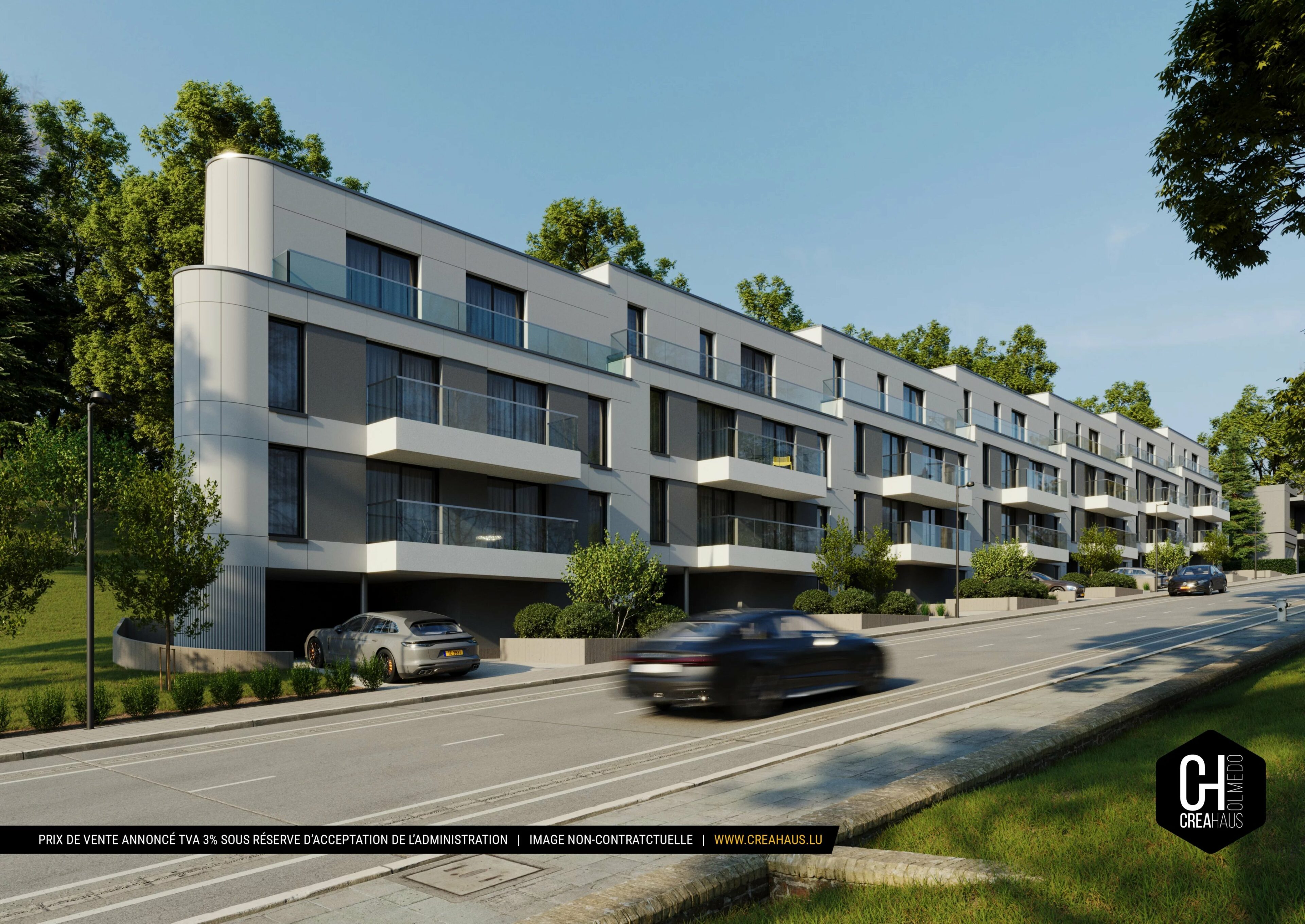 B1 - Appartement 2 chambres au Kirchberg