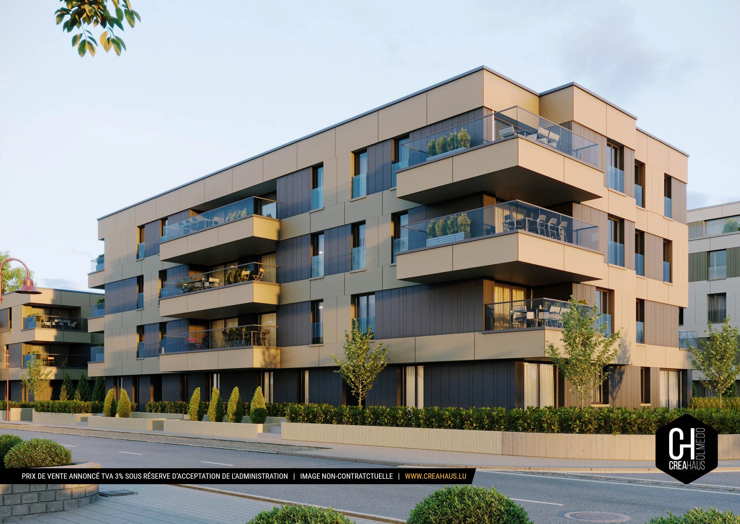 A-0.1 - MOLENE - Schöne 2-Zimmer-Wohnung in Mamer