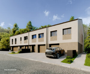 Cet ensemble de 4 maisons en bande est situé dans le charmant village de Septfontaines. Alliant nature et proximité, cette localité est idéale pour les familles. Les maisons disposent de 3 à 4 chambres et d’un vaste séjour lumineux en rez-de-jardin.