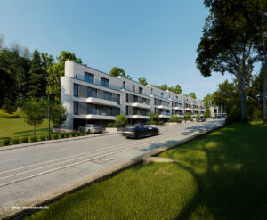 VALÉRIA » est un ensemble résidentiel situé au cœur du quartier financier de Luxembourg, composé de 7 blocs de 3 appartements, allant de 52 à 80 m². Entourée de nature, la résidence offre un cadre de vie idéal pour ceux qui souhaitent profiter d’un environnement dynamique et culturel