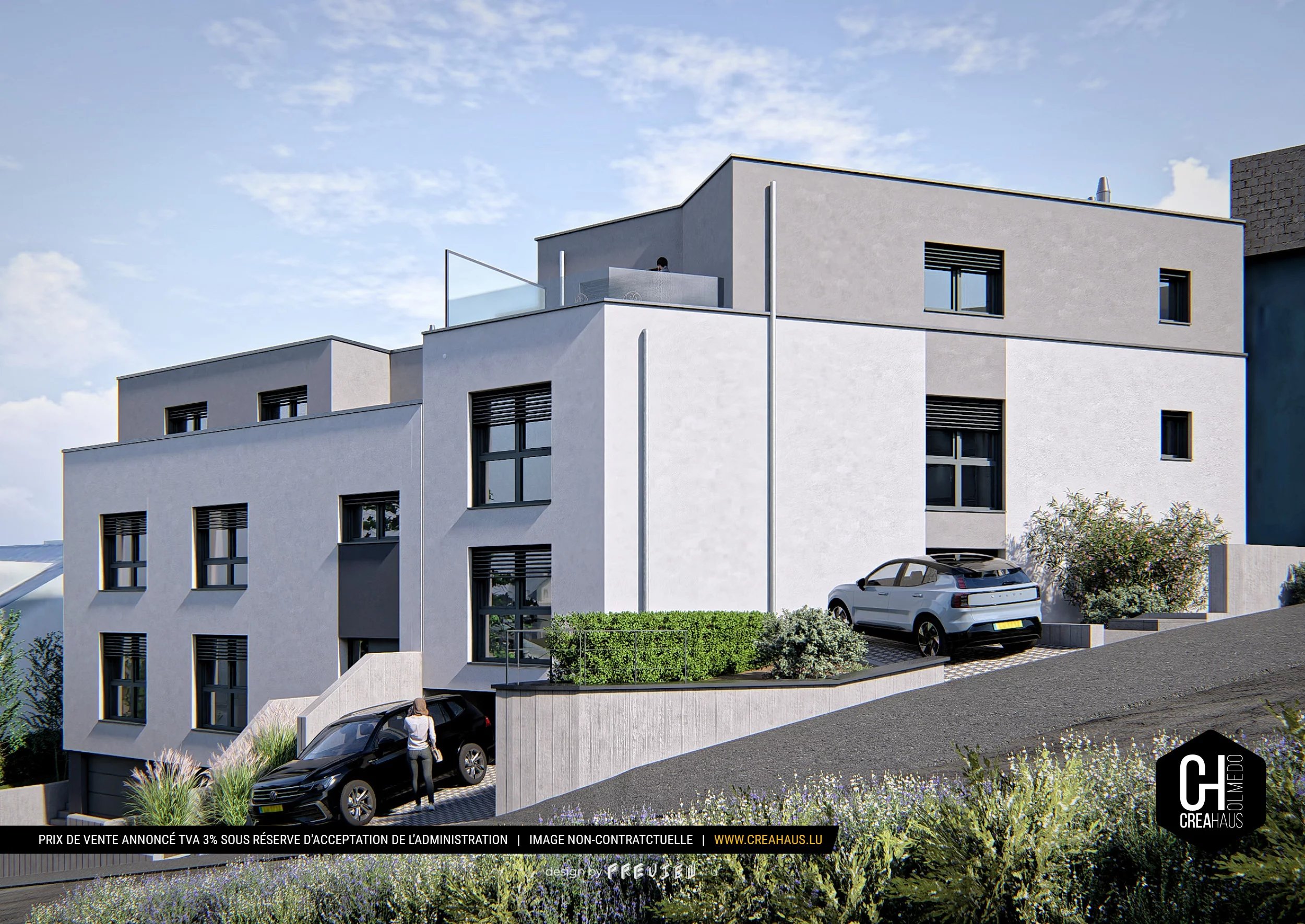 Doppelhaushälfte in Steinsel