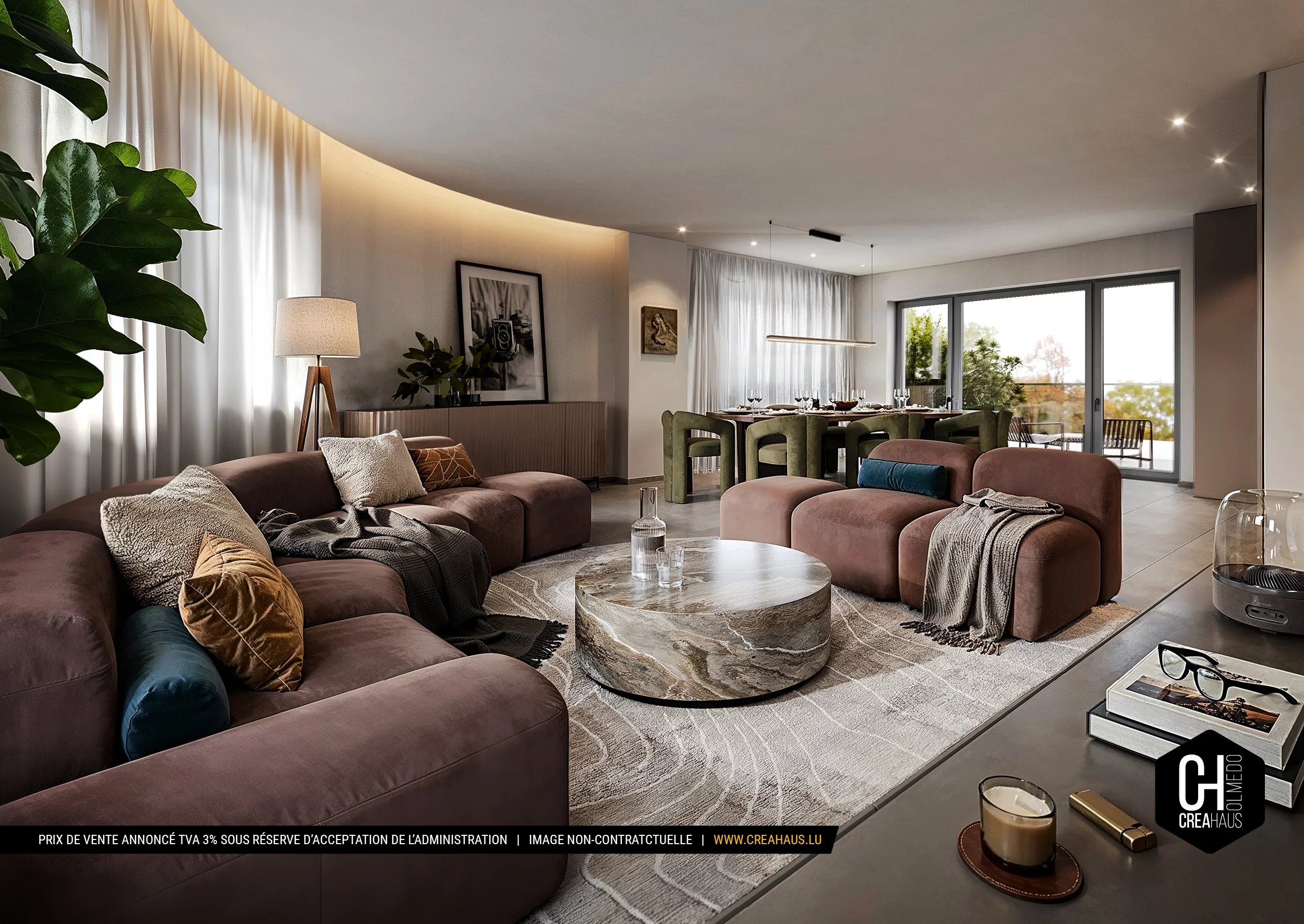 A6 - Magnifique penthouse 3 chambres