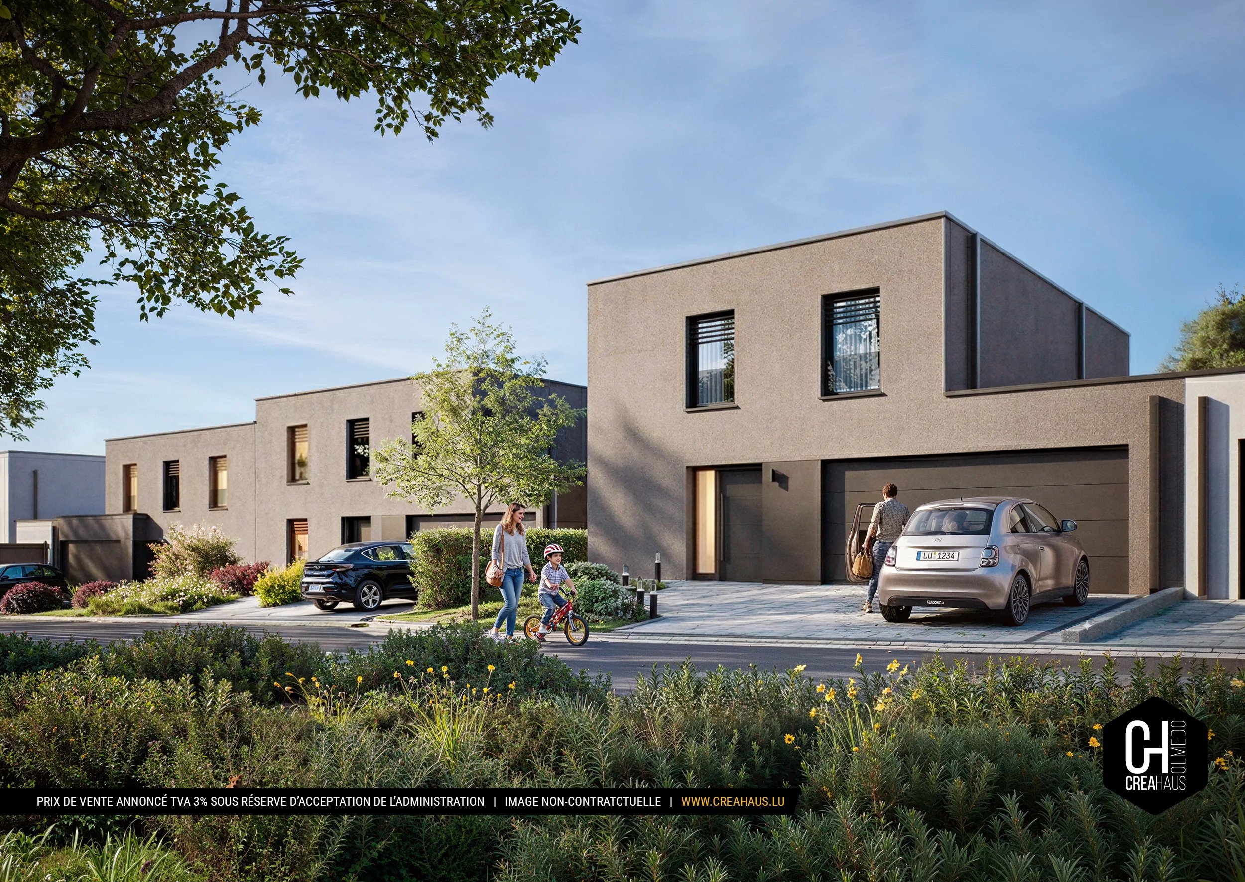 Lot 10 - Maison jumelée contemporaine en future construction