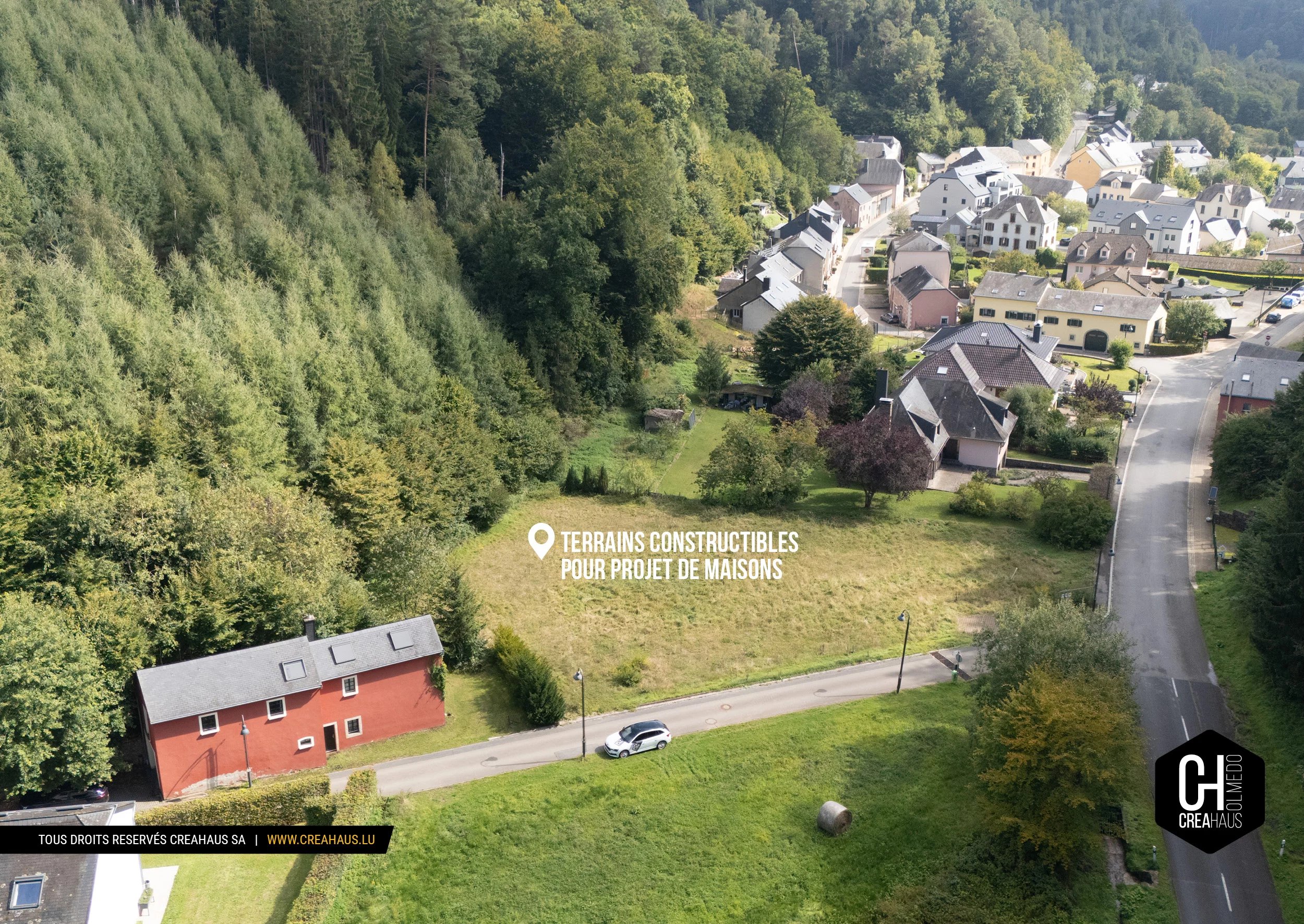 Project of 4 buildable plots in Septfontaines