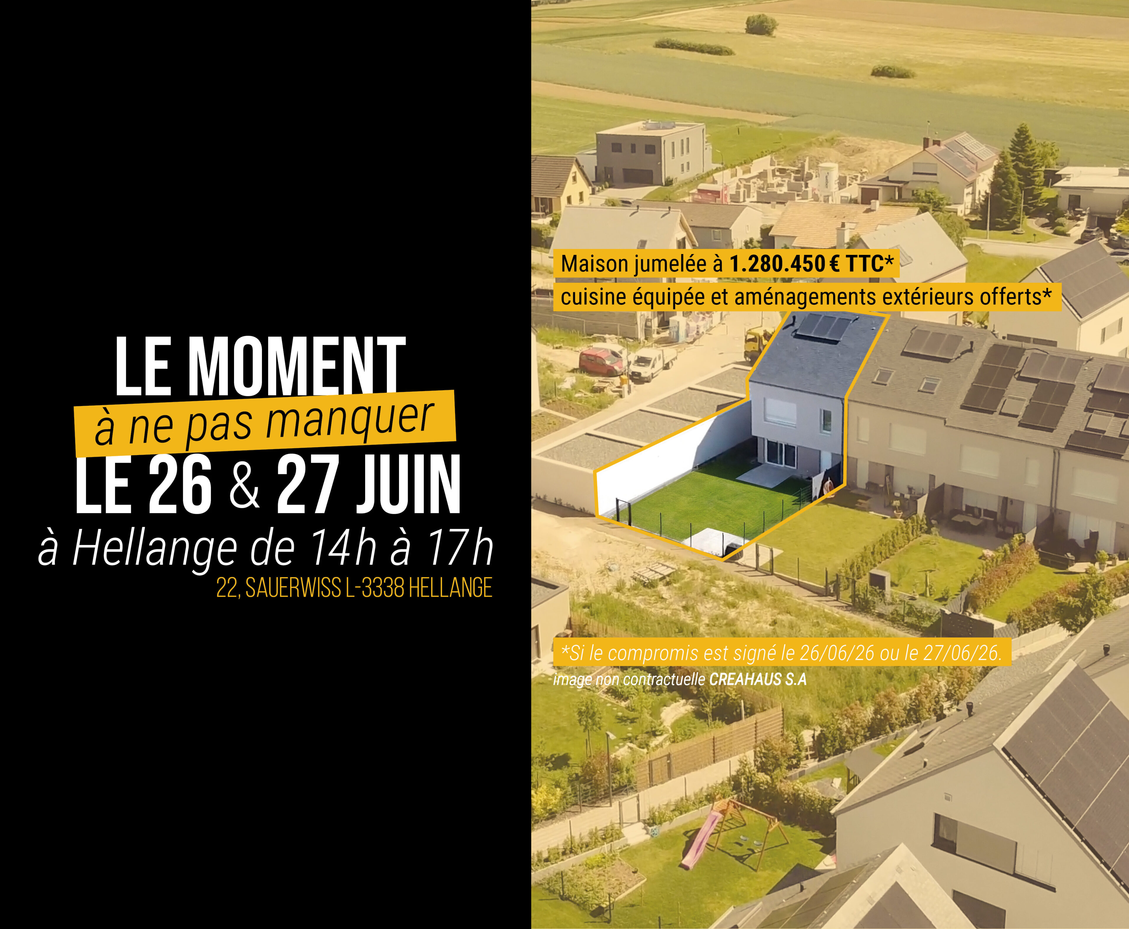 Moment à ne pas manquer le 26 et le 27 juin 2026 de 14h00 à 17h00 à Hellange à l'adresse suivante : 22, SAUERWISS L-3338 HELLANGE