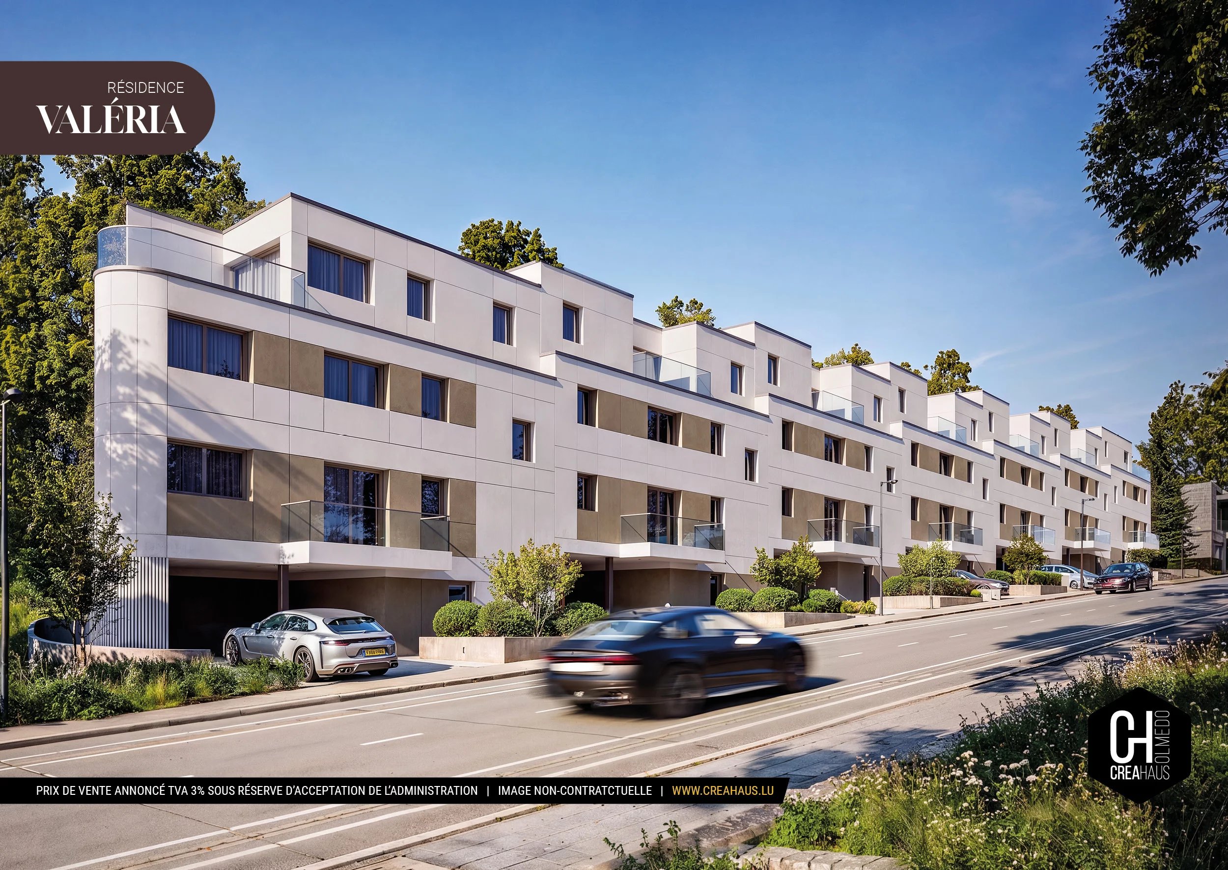 Valeria Residence in future construction in Kirchberg